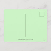 一頭の馬にリンゴのグレーが広がっていカラフルる。 シーズンポストカード (裏面)