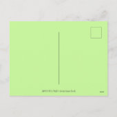 一頭の馬にリンゴのグレーが広がっていカラフルる。 シーズンポストカード (裏面)