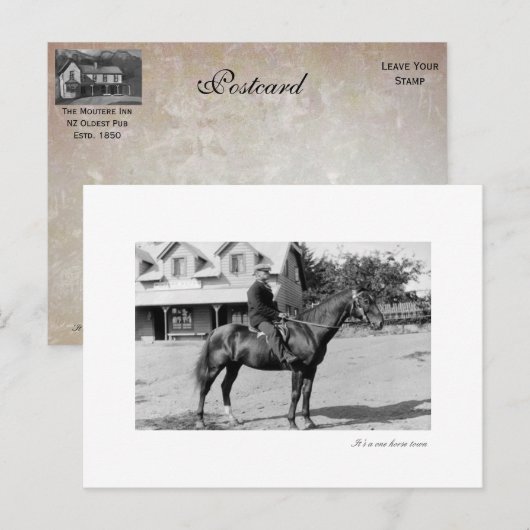 一頭の馬 ポストカード (正面/裏面)