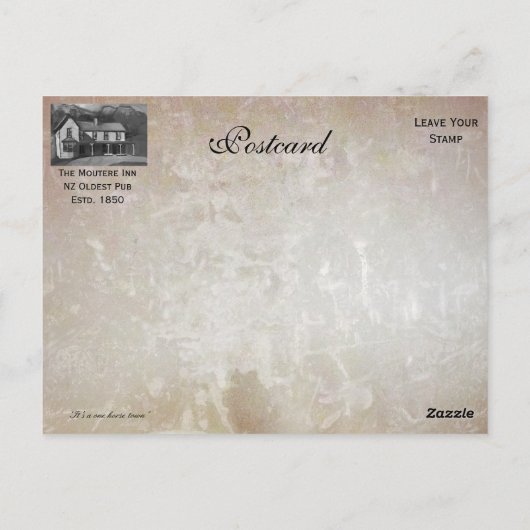 一頭の馬 ポストカード (裏面)