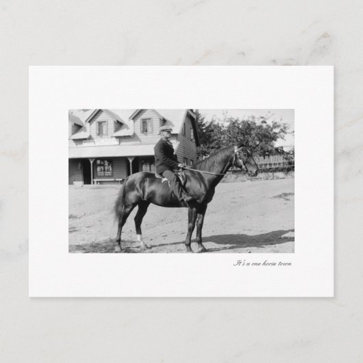 一頭の馬 ポストカード (正面)