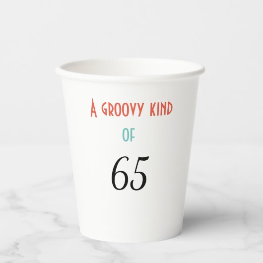 一風変わった65種 紙コップ (正面)