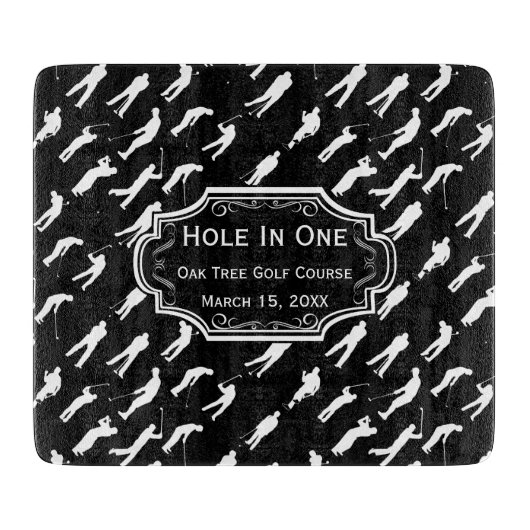 一食べ人洞窟ゴルファーのロッジに眠るゴルフホール カッティングボード (正面)
