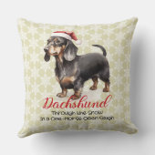 一馬そりで雪を駆け抜ける クッション (裏面)