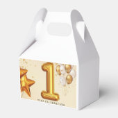 一鮮やか年のお祝い フェイバーボックス (正面サイド)