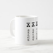 一​文​字​三​星(毛利四家) コーヒーマグカップ (正面左)