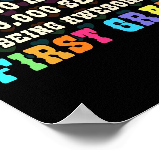 一〇〇日一級百日 ポスター (角)