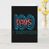 一〇〇日生き延び カード (黄色い花)