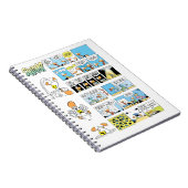 丁のアヒルの航空学校の検査 ノートブック (右側)