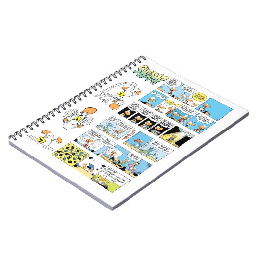 丁のアヒルの航空学校の検査 ノートブック (左側)