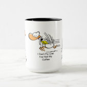 丁のアヒルの飛んでいるなコーヒー・マグ マグカップ (中央)