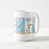 丁のアヒルの飛行前のチェックリスト コーヒーマグカップ (正面右)