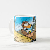 丁のフルパワーのアヒル コーヒーマグカップ (正面左)
