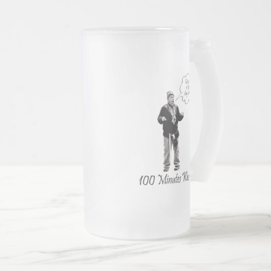 丁中に'em打つ100分フロストマグ フロストグラスビールジョッキ (正面右)