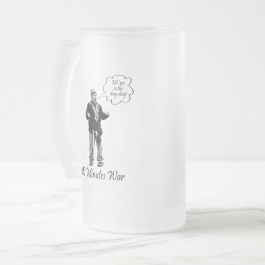 丁中に'em打つ100分フロストマグ フロストグラスビールジョッキ (正面左)