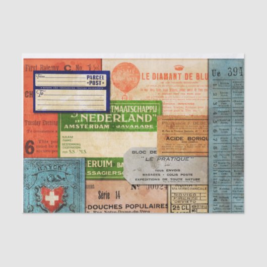 丁合いティッシュペーパー 薄葉紙 (正面)