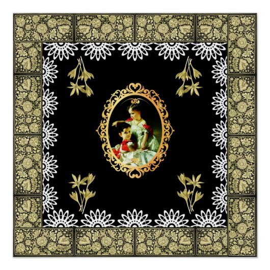 丁合いヴィンテージ ポスター (正面)