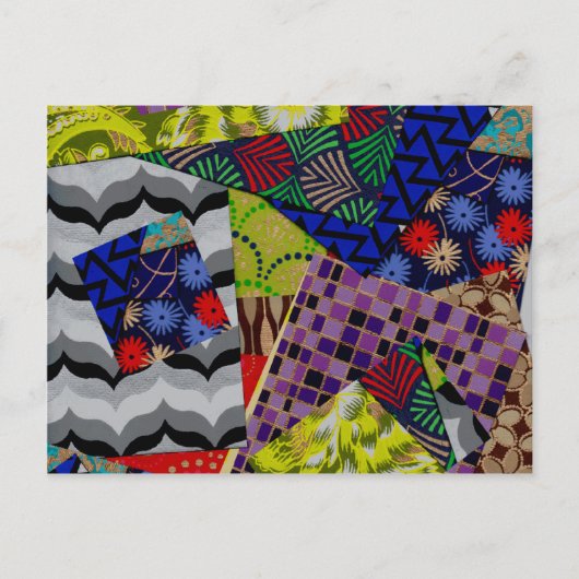 丁合い付きカラフルはがき ポストカード (正面)