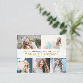 丁合卒業はがき インビテーションポストカード (スタンド正面)