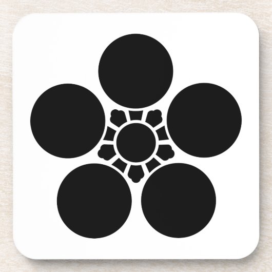 丁子梅鉢A コースター (正面)