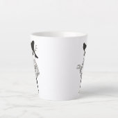 丁寧なカボチャ – ティータイム カフェラテマグ (正面)