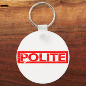 丁寧なスタンプ キーホルダー (裏面)