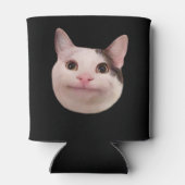 丁寧な猫ミーム両面ブラック 缶クーラー (裏面)