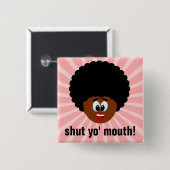 丁寧に提案する方法ことを誰か停止話すこと 缶バッジ (正面&裏面)