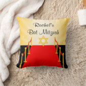 丁重なハリウッドバルミツワー クッション (ブランケット)