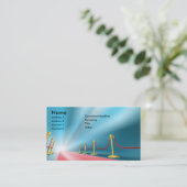 丁重な入口の名刺 名刺 (スタンド正面)