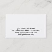 丁重な名刺 名刺 (裏面)