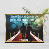 丁重な準正装vipのイベントの招待 招待状 (スタンド正面)