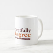 丁重にマグは合わないです コーヒーマグカップ (正面右)