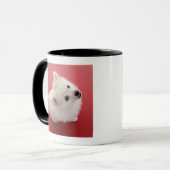 丁重ののポメラニア犬 マグカップ (正面左)