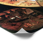 七つの大罪の場面を持つボッシュテーブル ポスター (角)