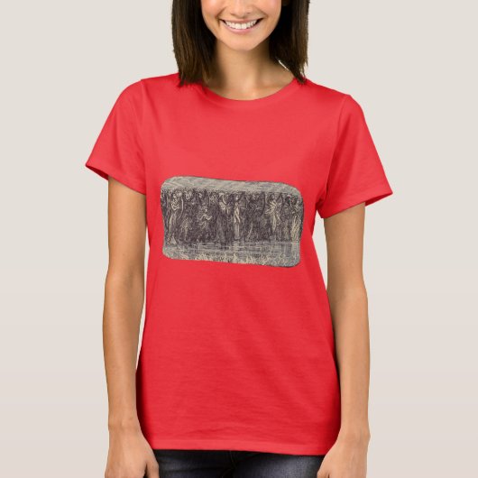 七つの天使が七つのトランペットを持って Tシャツ (正面)