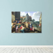 七つの慈悲の行為 キャンバスプリント (インサイチュ (ウッドフロア))