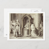 『七つの聖礼』告白、1779年（ペン、茶色のインク ポストカード (正面/裏面)