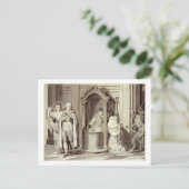 『七つの聖礼』告白、1779年（ペン、茶色のインク ポストカード (スタンド正面)