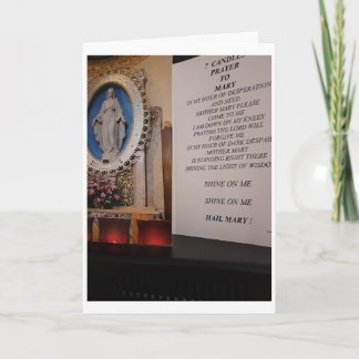 七キャンドル祈りの言葉 カード