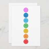 七チャクラ招待状 招待状 (正面/裏面)