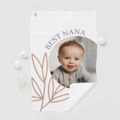 七モダン最高の名の母の日の写真ゴルフタオル ゴルフタオル (インサイチュ)