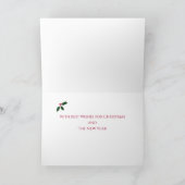 七ラブラドールとクリスマスツリー シーズンカード (内部)