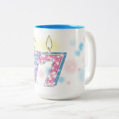 七七誕生日 ツートーンマグカップ (正面右)