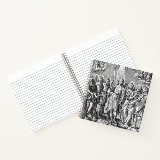 七人の大天使(M 034; エングレービング) ノートブック (内部)