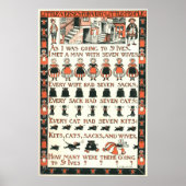 七人の妻のポスターを持った男に出会った ポスター (正面)