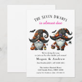 七人の小人のハロウィン 招待状 (正面/裏面)