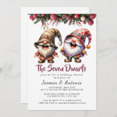 七人の小人 招待状 (正面/裏面)