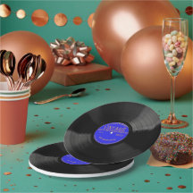 七八ビニパーソナライズされたールレコードデザイン紙プレート