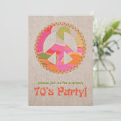 七十パーティの招待状 招待状 (スタンド正面)